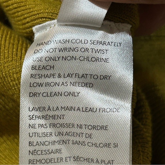 Saturday Sunday by Anthropologie Freya Tunic Sweater Dress Mustard Size S - Picture 10 of 13